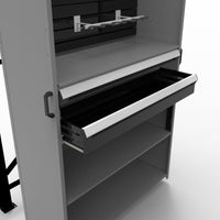 LEVRACK mobile aisle shelving system
