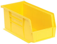 Plastic Hang & Stack Bin, 10-7/8"L x 4-1/8"W x 4"H, - Pkg Qty 12