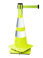 Retracta-Cone 15 feet yellow belt with yellow finish