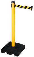 Safety Post Retracta-Belt 10 ft black and yellow diagonal belt model
