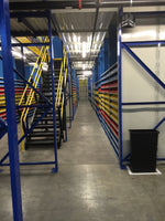 Shelving supported Catwalk and selective rack project