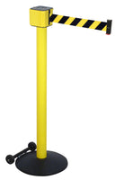 30 feet retractable belt post model with wheel base