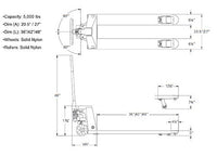 Hand Pallet Jack - Model RJ50N Pricing provided based on ship to location