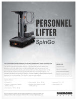 SpinGo Warehouse Lifts Single Man Lift Call for pricing and option