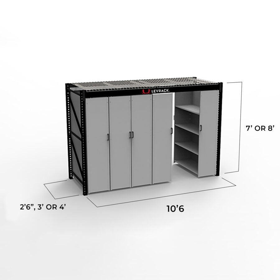 Aisel Storage LEVRACK mobile aisle shelving system | Materials Handling Store by ...