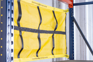 FIXED RACK SAFETY NETS  |  STANDARD ATTACHMENT (Teardrop, Slotted)