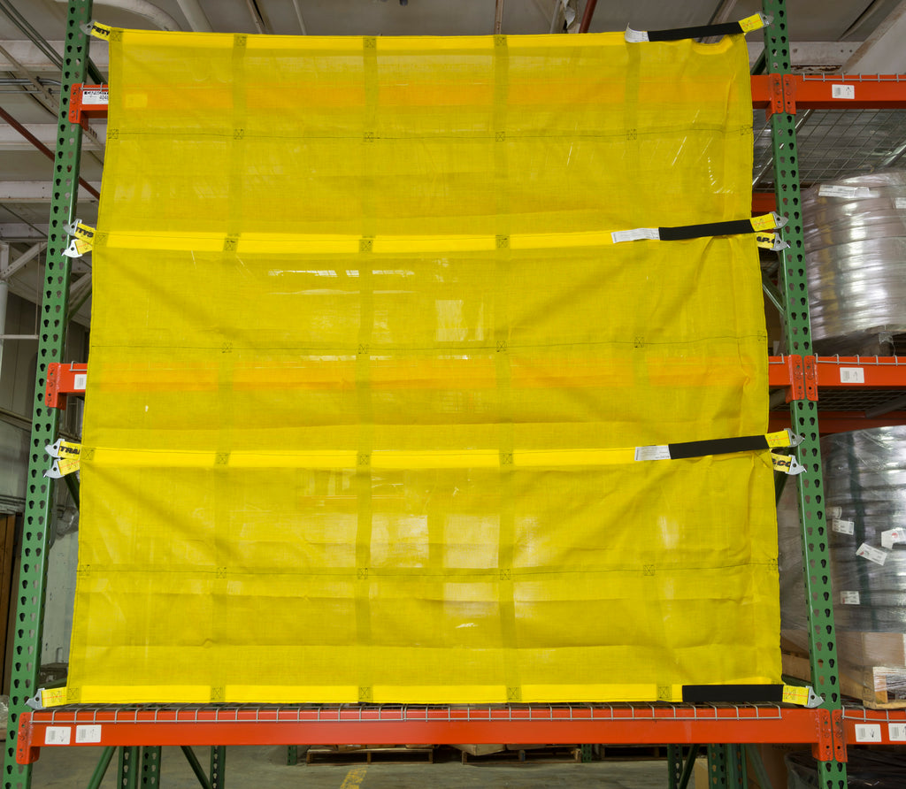 Pipe Rack Safety Net FIXED RACK SAFETY NETS | STANDARD ATTACHMENT (Teardrop, Slotted ...