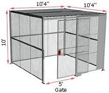 WireCrafter 4 sided with Slide Door AND Ceiling