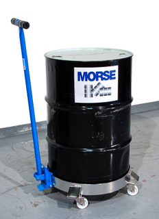 Pull or Push different drum sizes with the Morse Model 24 Clamp+Go Dolly Handle.