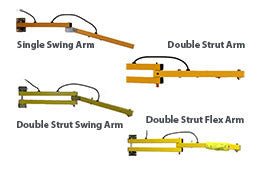 Double-Strut Swing Arm Dock Light | Tri Lite