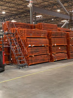Used 96" x 4"  Pallet Rack Beams 3 pin connection
