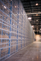 Pallet Rack Backing with Wire Mesh Panels 8'Wx4'H
