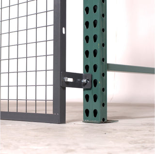 Pallet Rack Backing with Wire Mesh Panels 8'Wx4'H