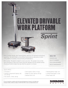 Sprint Warehouse Lifts Single Man Lift Call for pricing and option