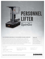SpinGo Warehouse Lifts Single Man Lift Call for pricing and option
