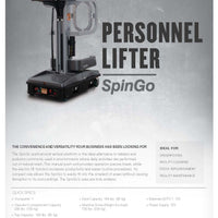 SpinGo Warehouse Lifts Single Man Lift Call for pricing and option