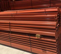 Used 144" x 5"  Pallet Rack Beams 4 pin connection
