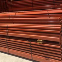 Used 144" x 5"  Pallet Rack Beams 4 pin connection